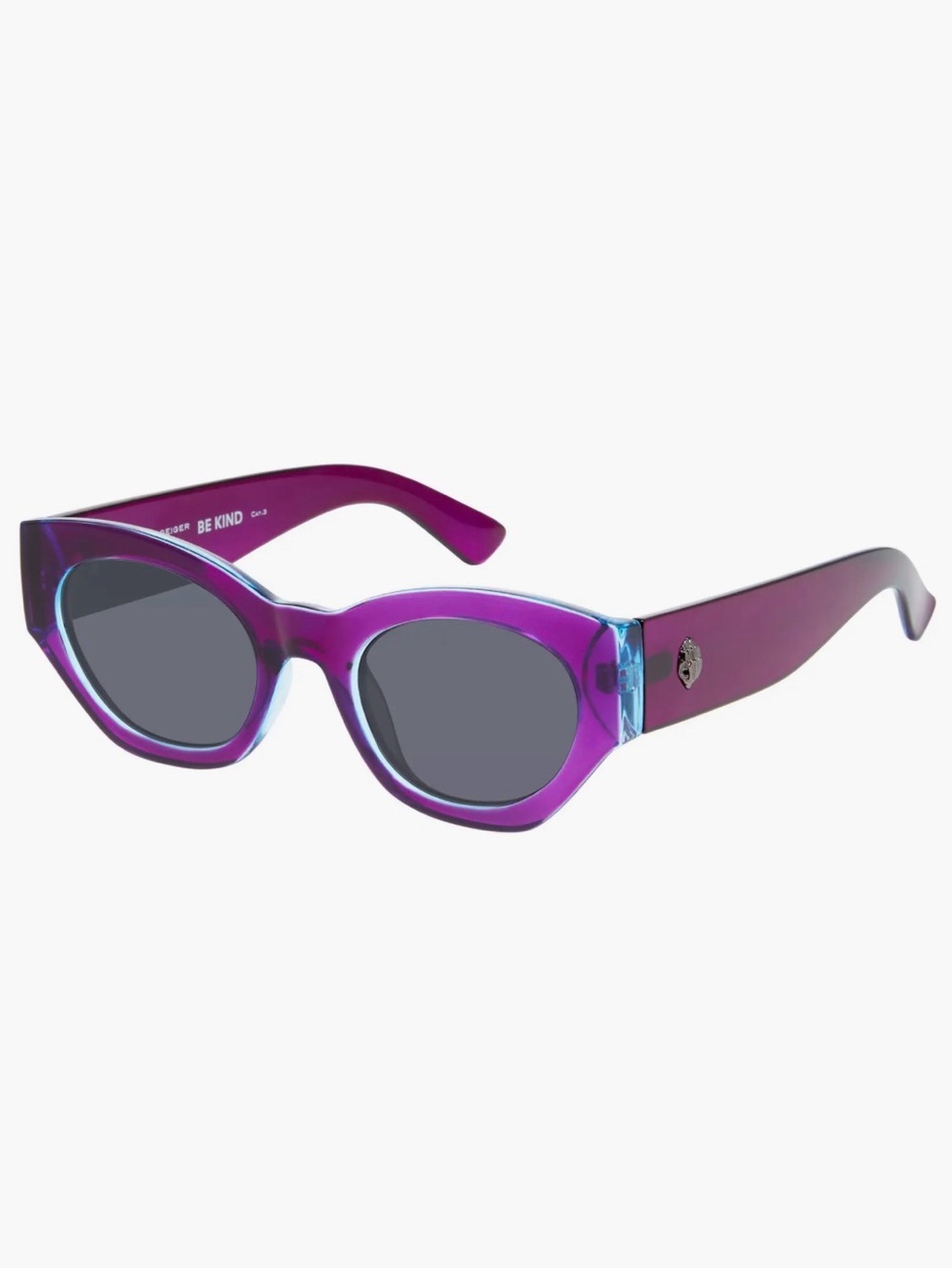 Kurt Geiger NIP Purple Cat-Eye Sunglasses